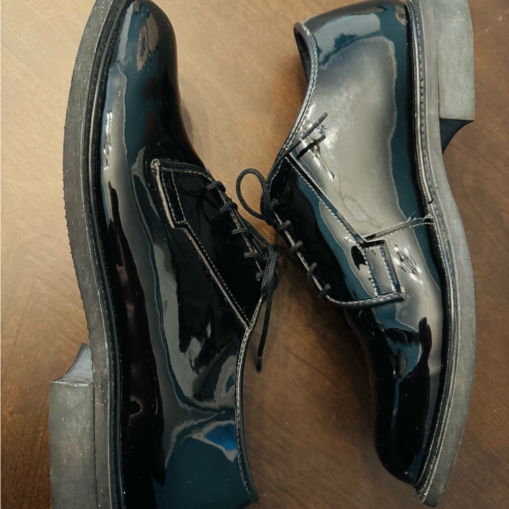 Bates Men's Black Uniform Dress Shoes - Picture 3 of 3